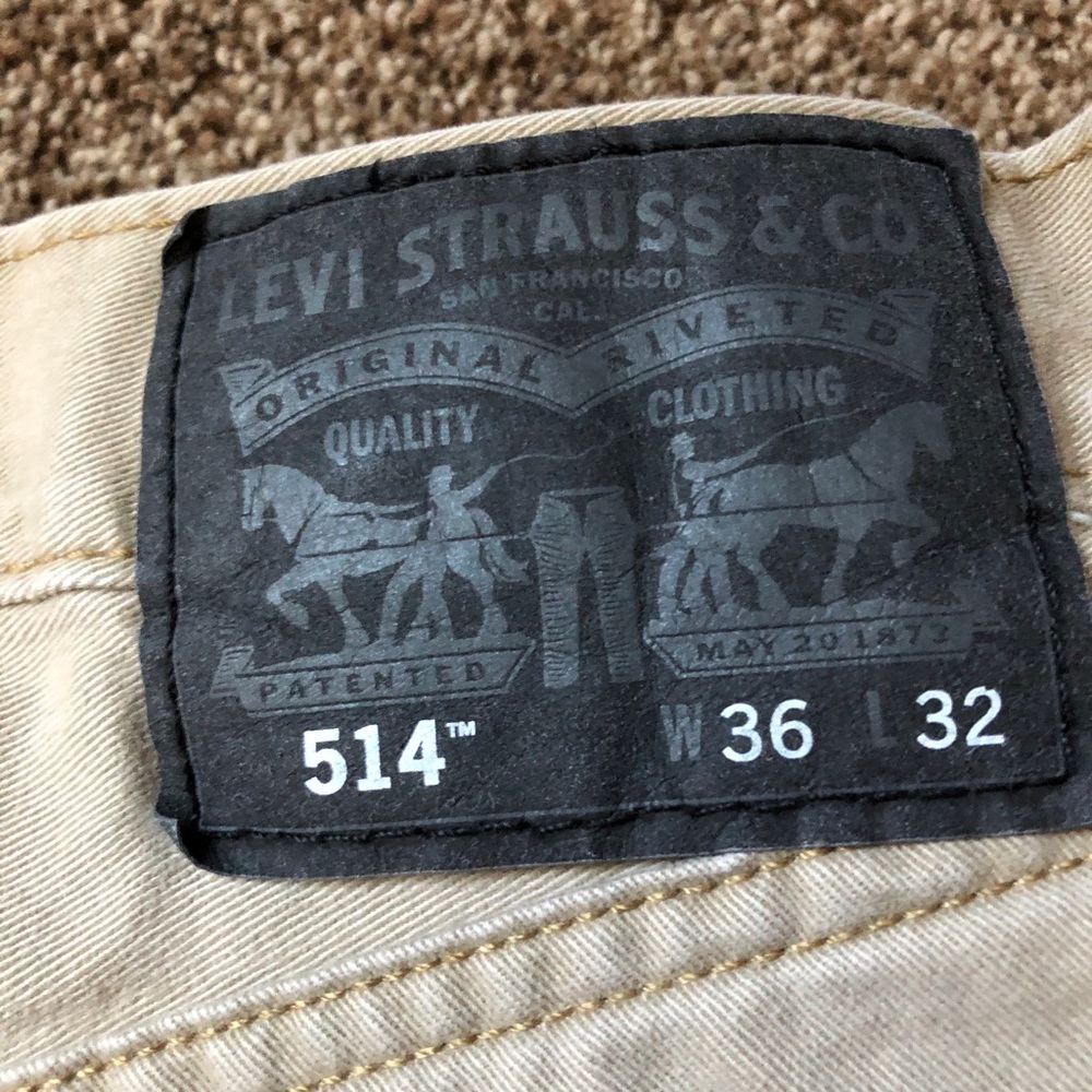 Levi 514 Khaki 36/32 men’s